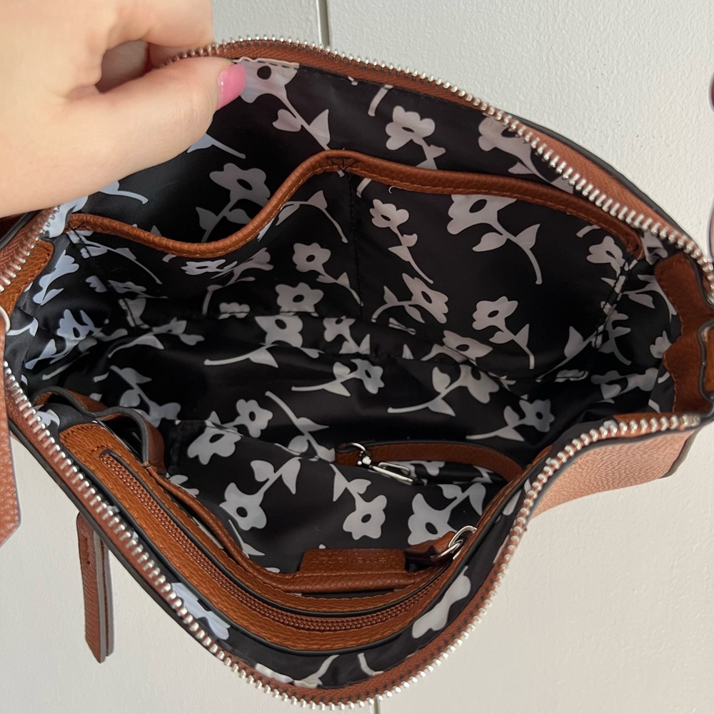 Jenna Kator, Brown Leather Crossbody Bag - Picture 2 of 8